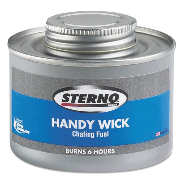 Sterno Handy Wick Chafing Fuel, Can, Methanol, Six-Hour Burn, PK24 10368